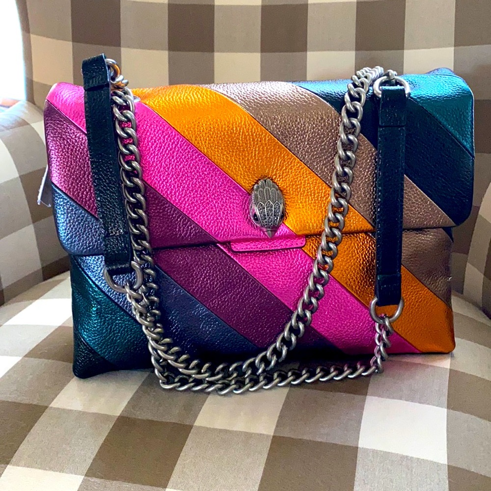 KURT GEIGER MEDIUM/large soho rainbow shoulder bag
